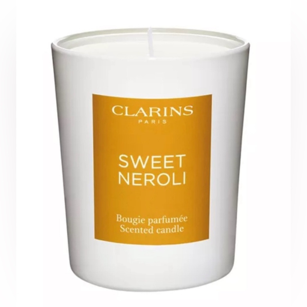 Clarins Sweet Neroli Scented Candle 6.4 Oz New in Box